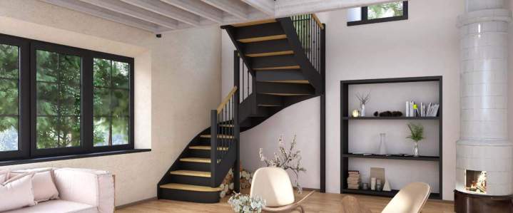 Conception d’escalier sur mesure Borgo