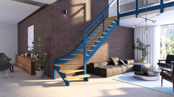 Escalier sur mesure en métal Borgo