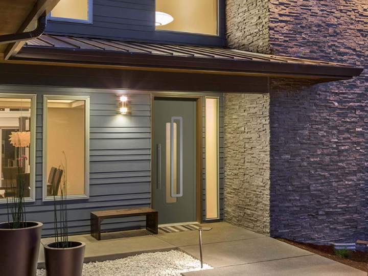 Porte en aluminium prefal Borgo