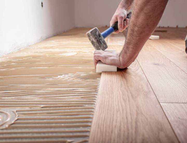 Pose de parquets Borgo